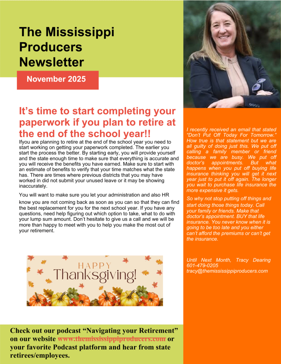 November 2025 Newsletter